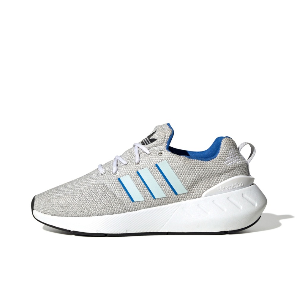 推荐商品：adidas Originals Swift Run 22 时尚经典 防滑耐磨 运动舒适 网面透气 跑鞋 大童/灰色/白色/蓝色