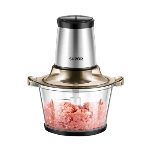推荐商品：SUPOR/苏泊尔 JR05-300 绞肉机 家用 多功能 电动 不锈钢 双档 小型 搅拌机 切菜碎菜 搅肉打馅 碎肉绞馅 料理 婴儿辅食 饺碎