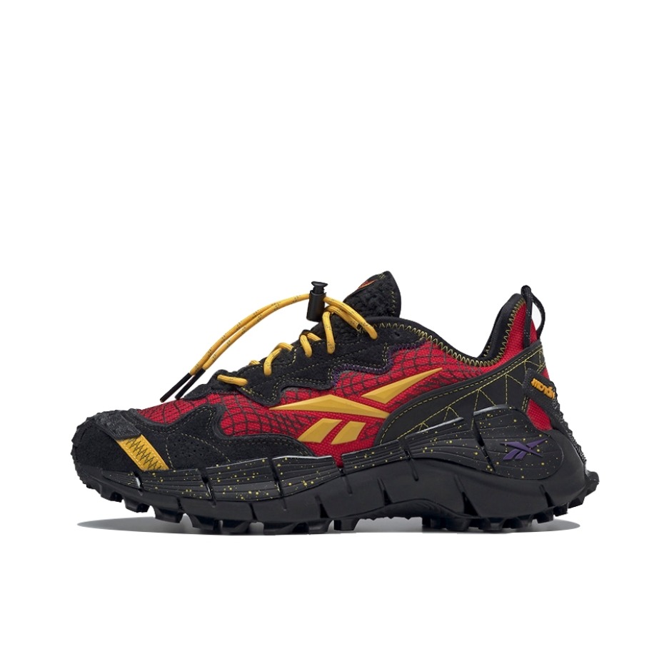 推荐商品：Reebok/锐步 Zig Kinetica Ⅱ Edg 运动休闲鞋 防滑耐磨舒适透气 Asap Nast联名/黑色/红色 