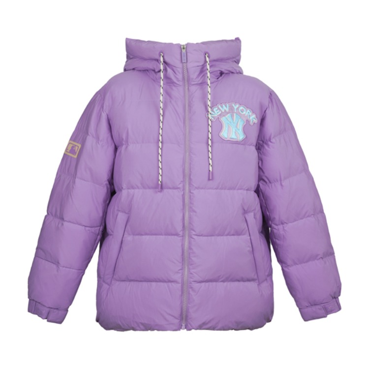 MLB 百搭休闲简约短款连帽羽绒服 男女同款 31DJZ406150V