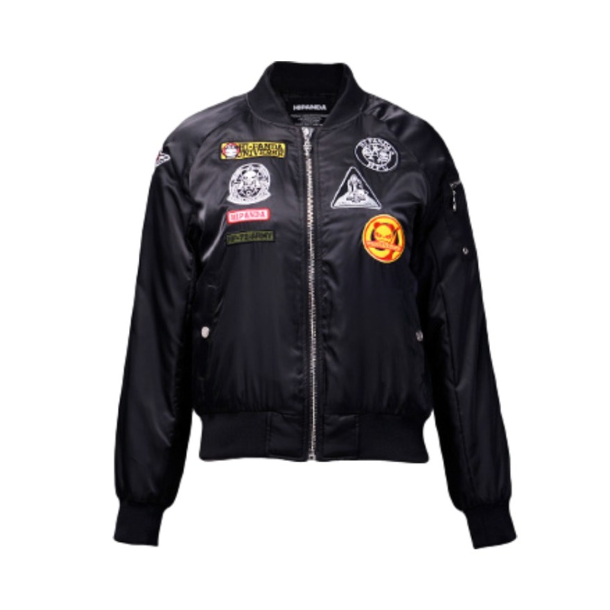 HIPANDA 贴画飞行潮流夹克 男女同款 0161622509