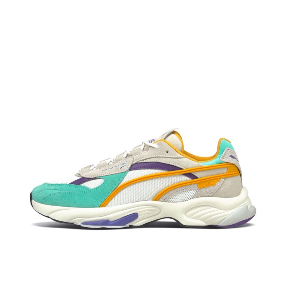 推荐商品：Puma/彪马 Rs-Connect 运动休闲鞋 舒适百搭防滑耐磨网面拼接透气织物复古 海湾绿/白色
