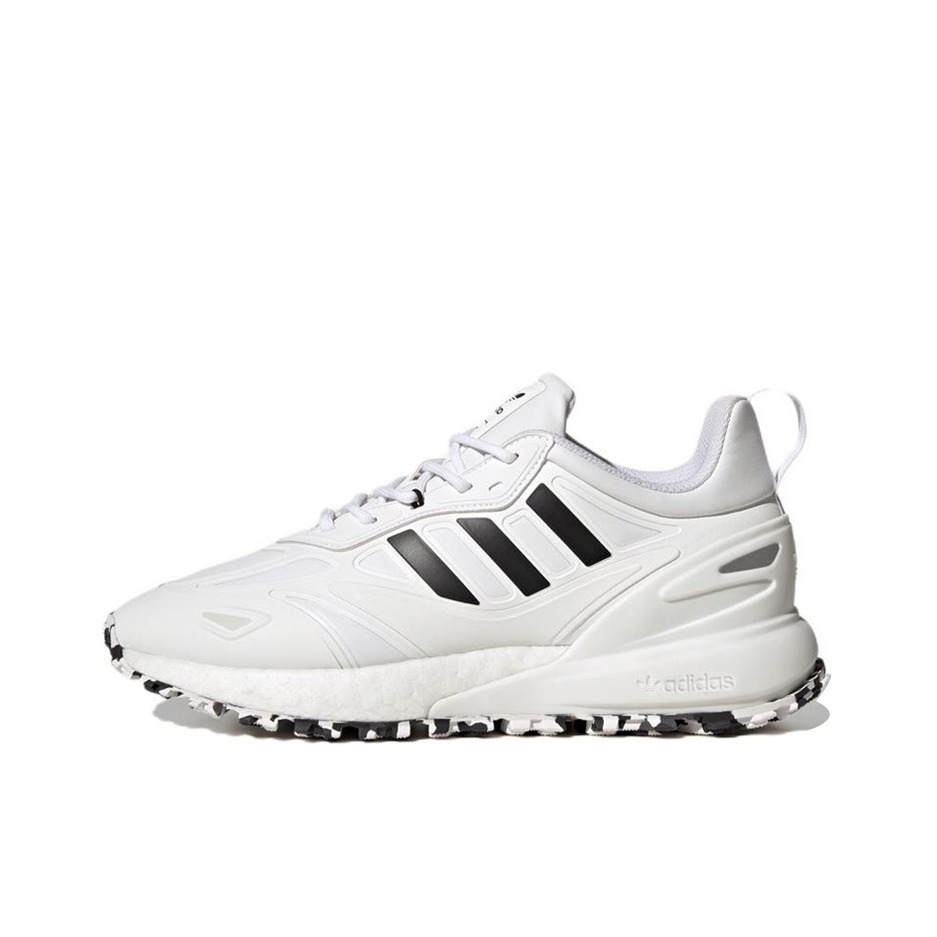 推荐商品：adidas Originals ZX 2K Boost 2 经典百搭 防滑耐磨 舒适透气 织物 跑鞋  白色 