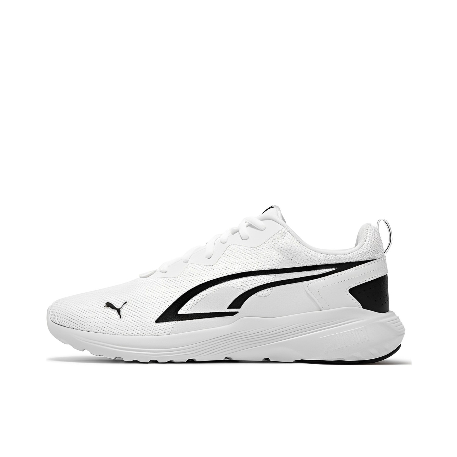 推荐商品：Puma/彪马 All-Day Active 休闲复古 减震 防滑耐磨 网面透气 运动 跑鞋 白/黑色