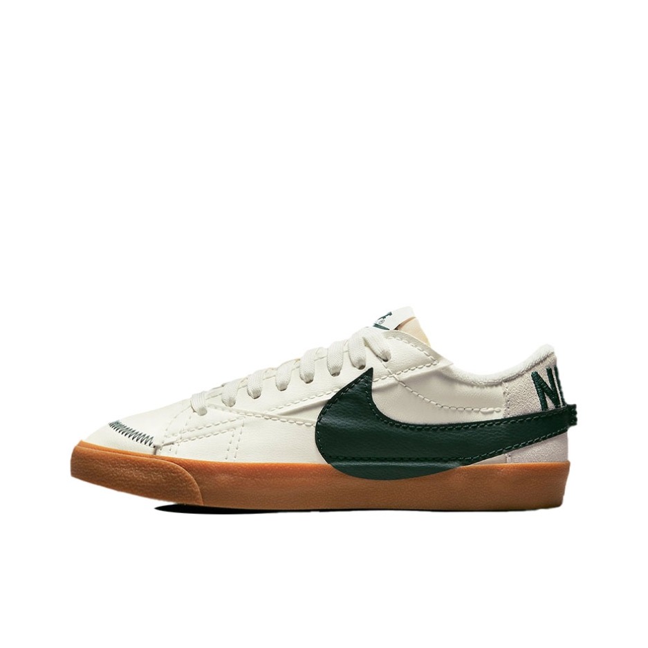 推荐商品：Nike Blazer 板鞋 经典复古防滑舒适百搭 白色/绿色/棕色