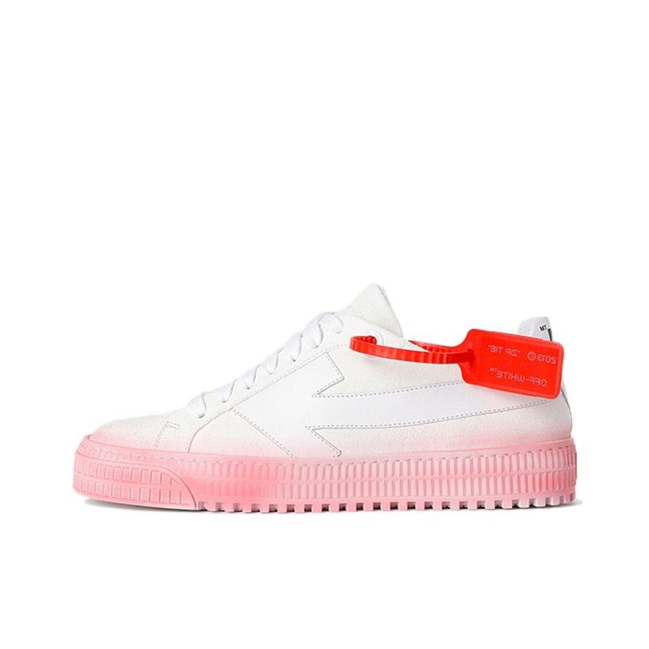 推荐商品：OFF-WHITE 时尚 舒适休闲板鞋 OWIA181R20D801120128 白色/粉色