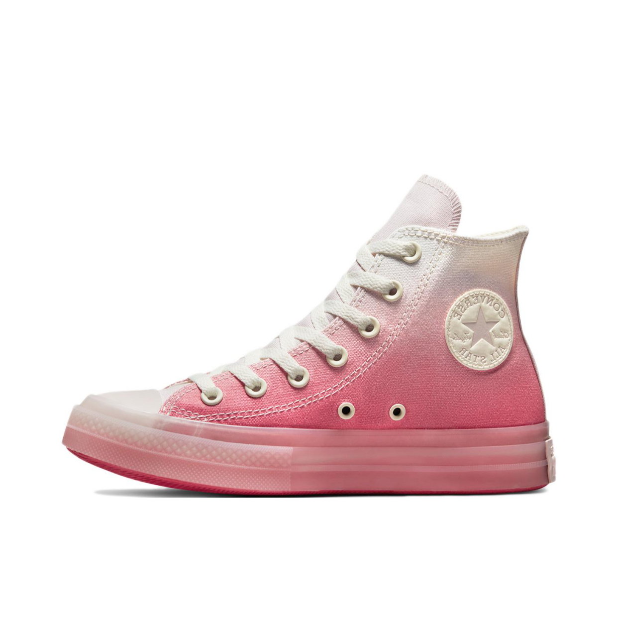 推荐商品：Converse/匡威 Chuck Taylor All Star CX 帆布鞋 果冻底潮流防滑耐磨 粉色/白色