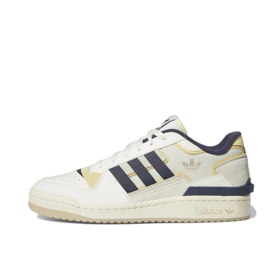 推荐商品：adidas Originals Forum 板鞋 轻便复古防滑时尚魔术贴篮球风薄底包裹性 藏青蓝