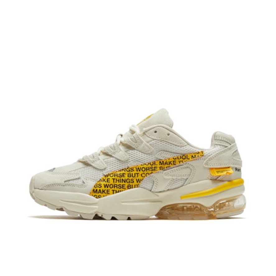 推荐商品：Puma/彪马 Cell Alien 运动休闲鞋 轻便透气眼网耐磨减震复古网布 Randomevent联名/白色/柠檬色