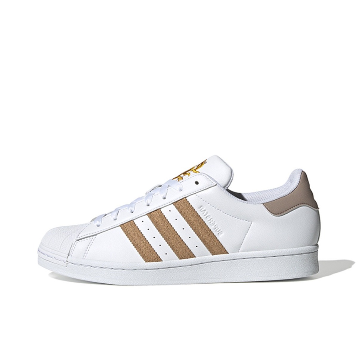 推荐商品：【宋雨琦同款】 adidas Originals Superstar 板鞋 轻便贝壳头薄底舒适百搭耐磨复古 白色/褐色/黄色