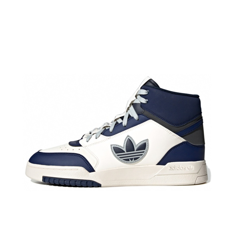 推荐商品：adidas Originals Drop Step 板鞋 复古耐磨透气舒适百搭 白色/蓝色/黑色
