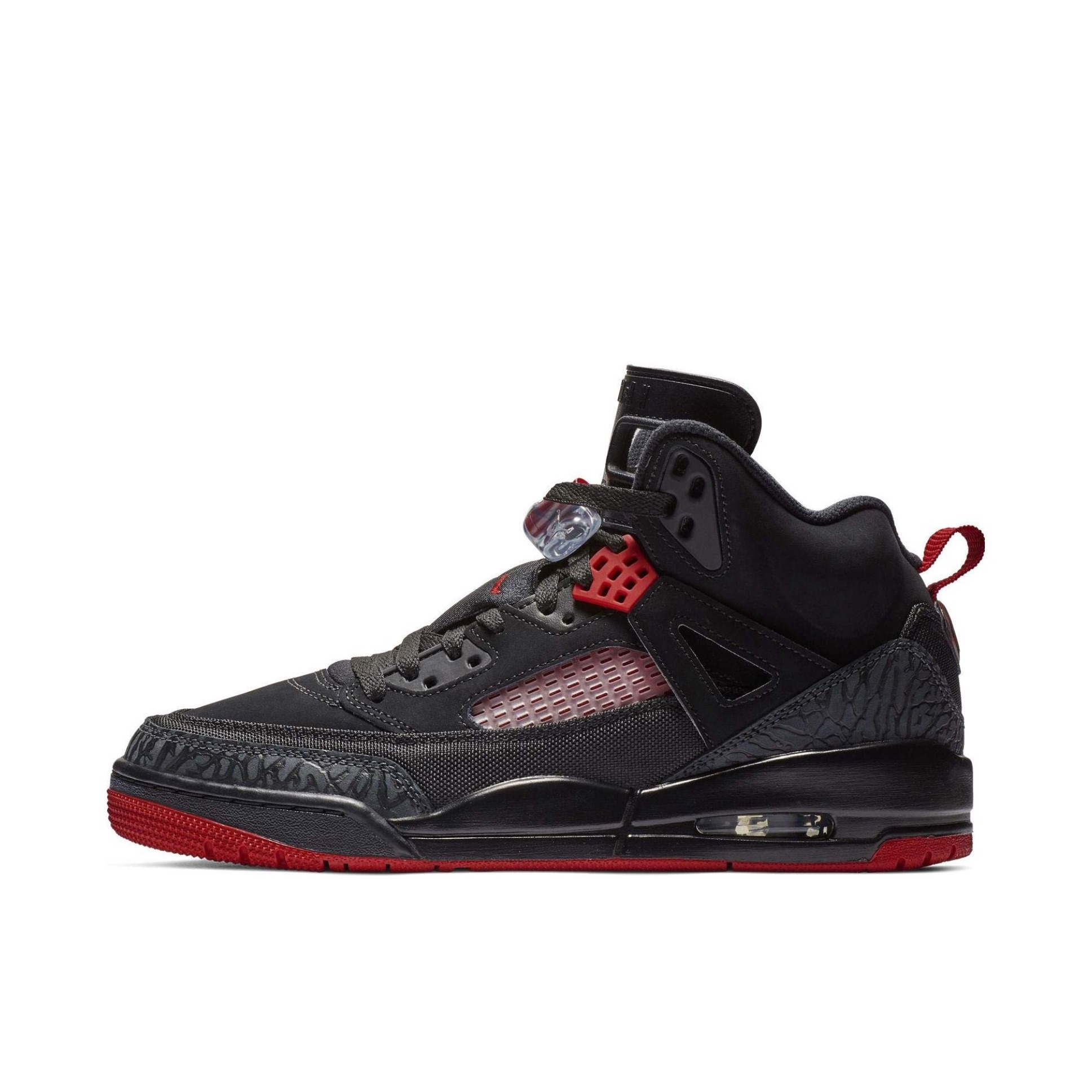 推荐商品：Air Jordan Spizike 篮球鞋 防滑耐磨舒适缓震复古时尚气垫训练冬季轻便比赛支撑包裹性增高 Bred 黑/红