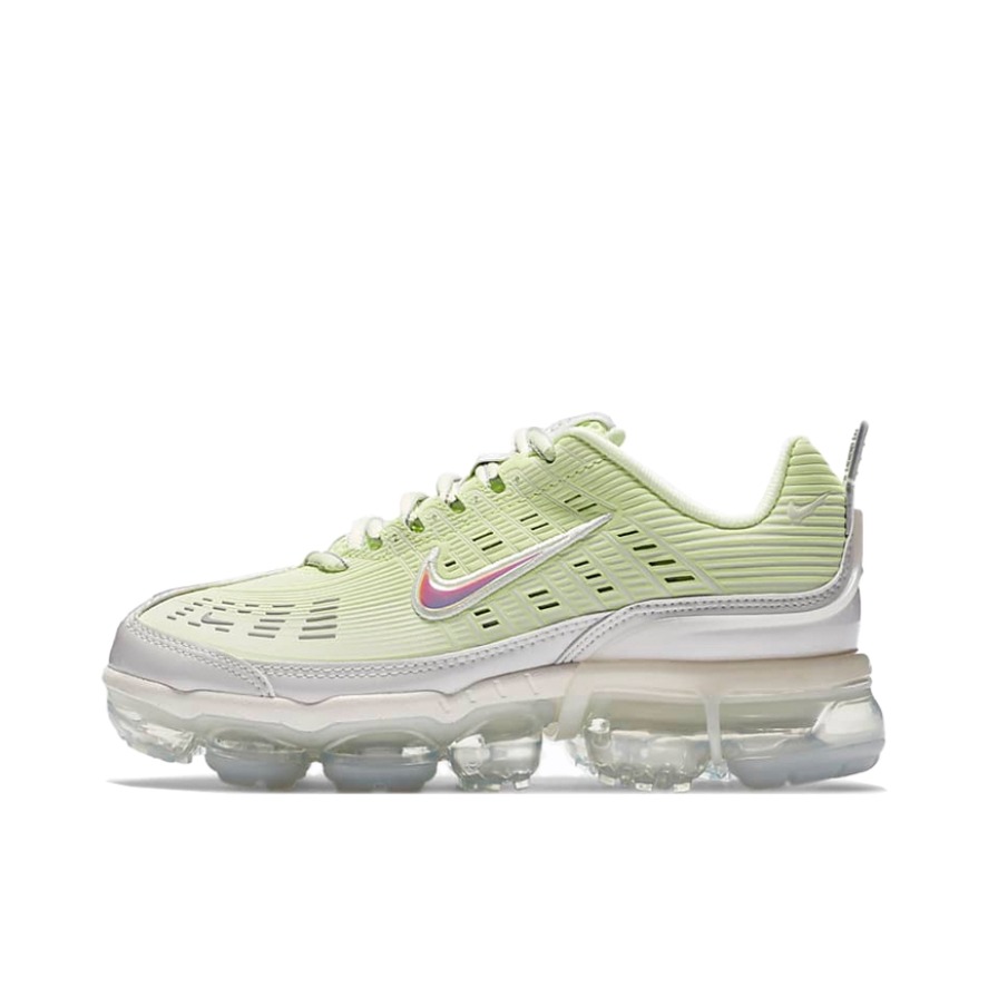 推荐商品：Nike Air VaporMax 360 跑鞋 全掌气垫防滑耐磨舒适缓震轻便透气合成革简约潮流 绿色/白色