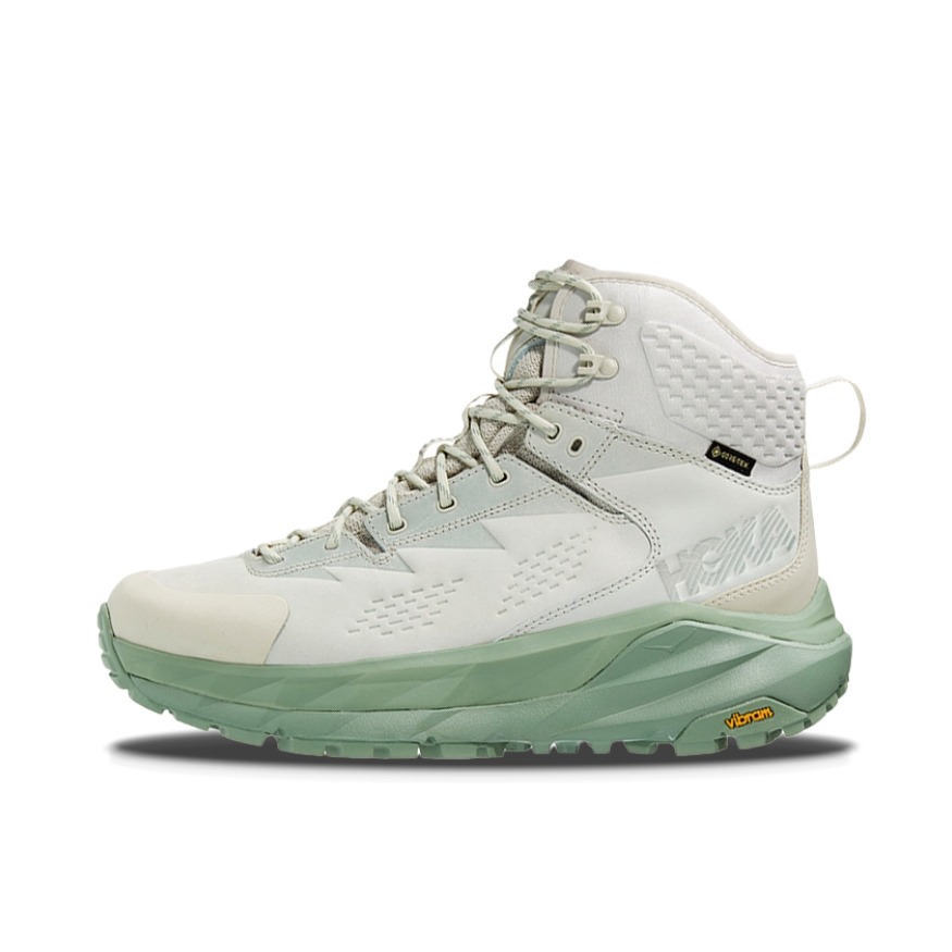 推荐商品：HOKA ONE ONE Kaha GTX 轻便防滑 防水耐磨 舒适缓震 耐用 支撑 登山 徒步鞋 浅青瓷/罗勒绿
