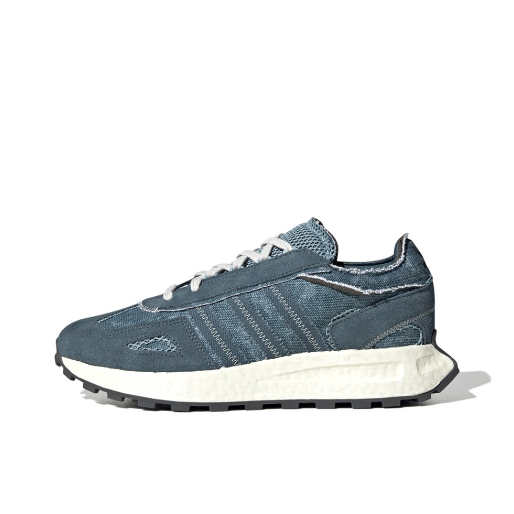 推荐商品：adidas Originals RETROPY E5 跑鞋 缓震透气复古 牛仔蓝