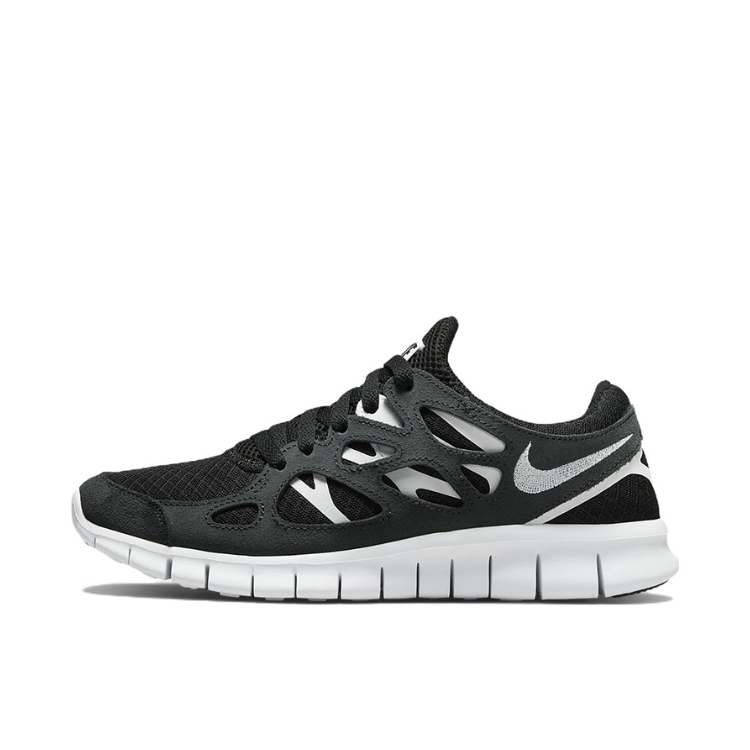 推荐商品：Nike Free Run 2 休闲 缓震回弹 防滑耐磨 轻便透气 运动 拼接 织物 跑鞋 女款/黑色/白色