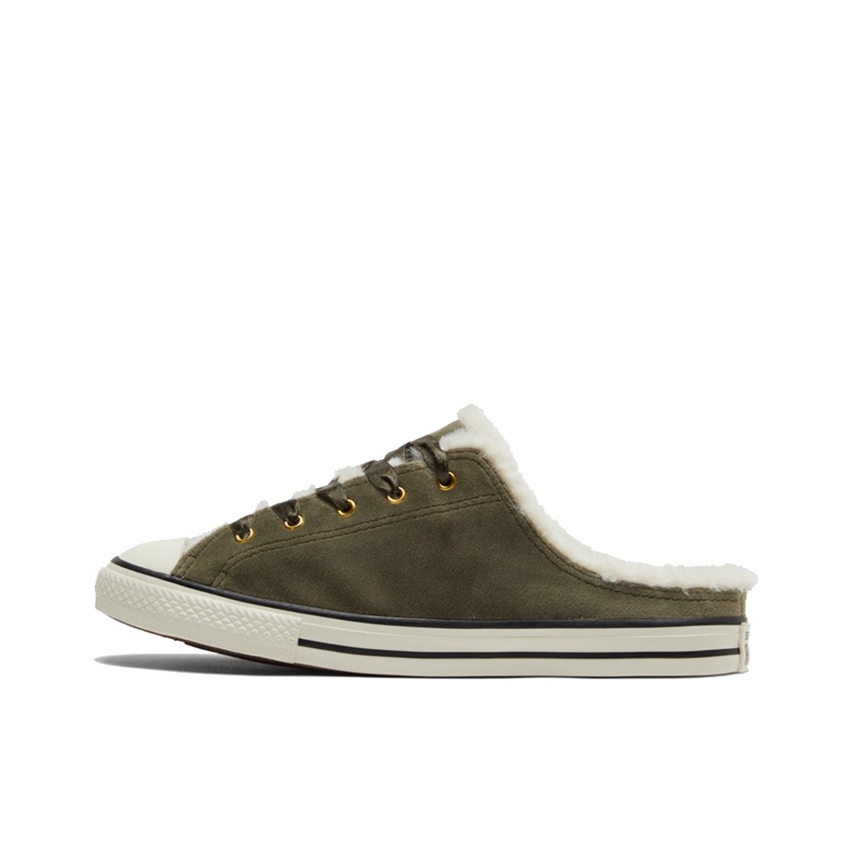 推荐商品：Converse/匡威 All Star Dainty 帆布鞋 防滑耐磨舒适轻便透气橡胶底圆头休闲时尚运动 军绿色