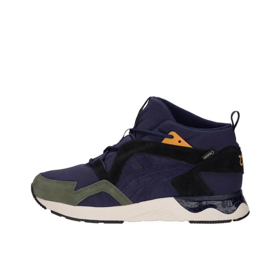 推荐商品：Asics/亚瑟士 Gel-Lyte V Sanze 轻便透气 防滑耐磨 舒适减震 百搭 织物 运动休闲鞋 Peacoat 藏蓝/黑绿
