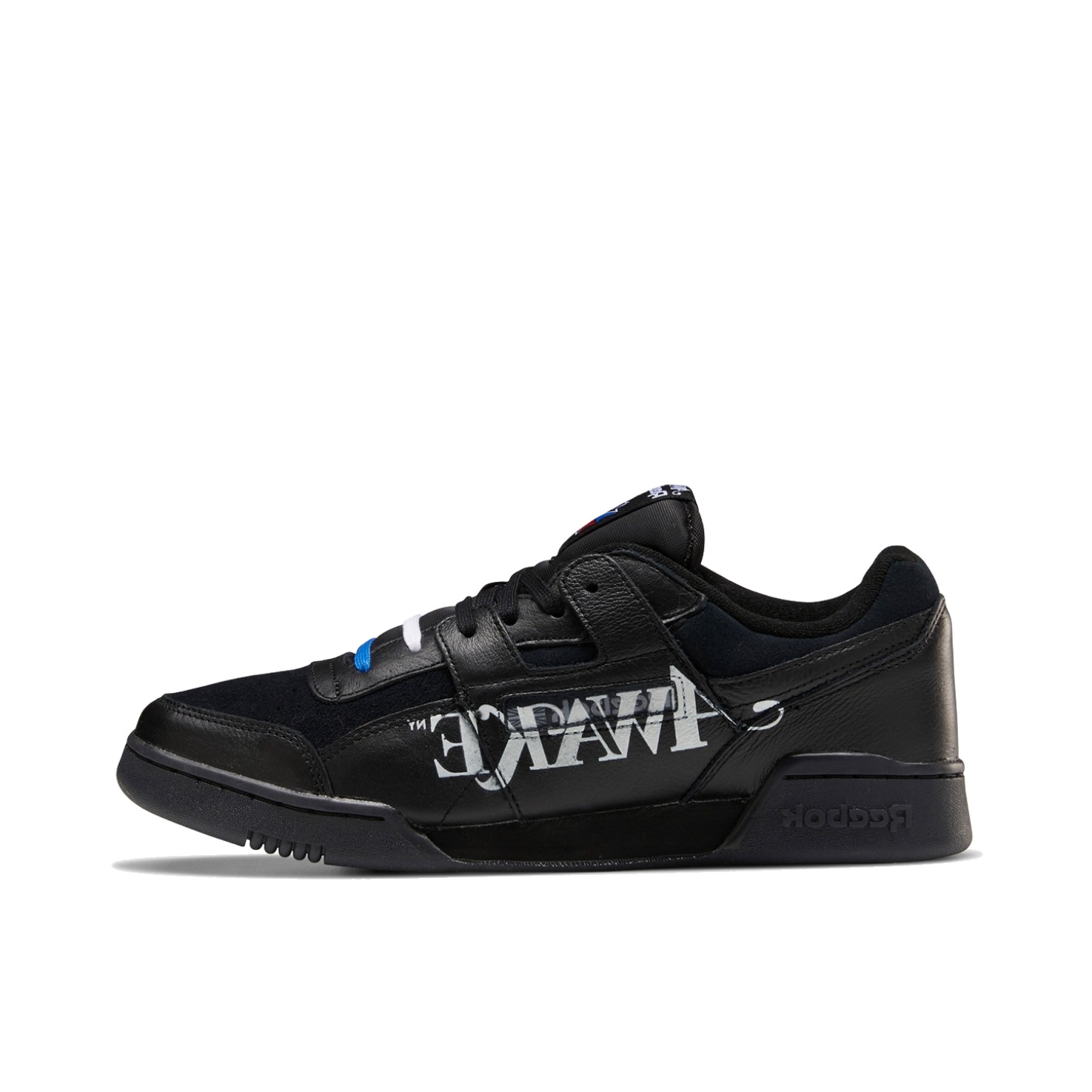 推荐商品：Reebok/锐步 Workout Plus 运动休闲鞋 时尚舒适百搭防滑耐磨复古 Awake联名/纽约限定/黑色