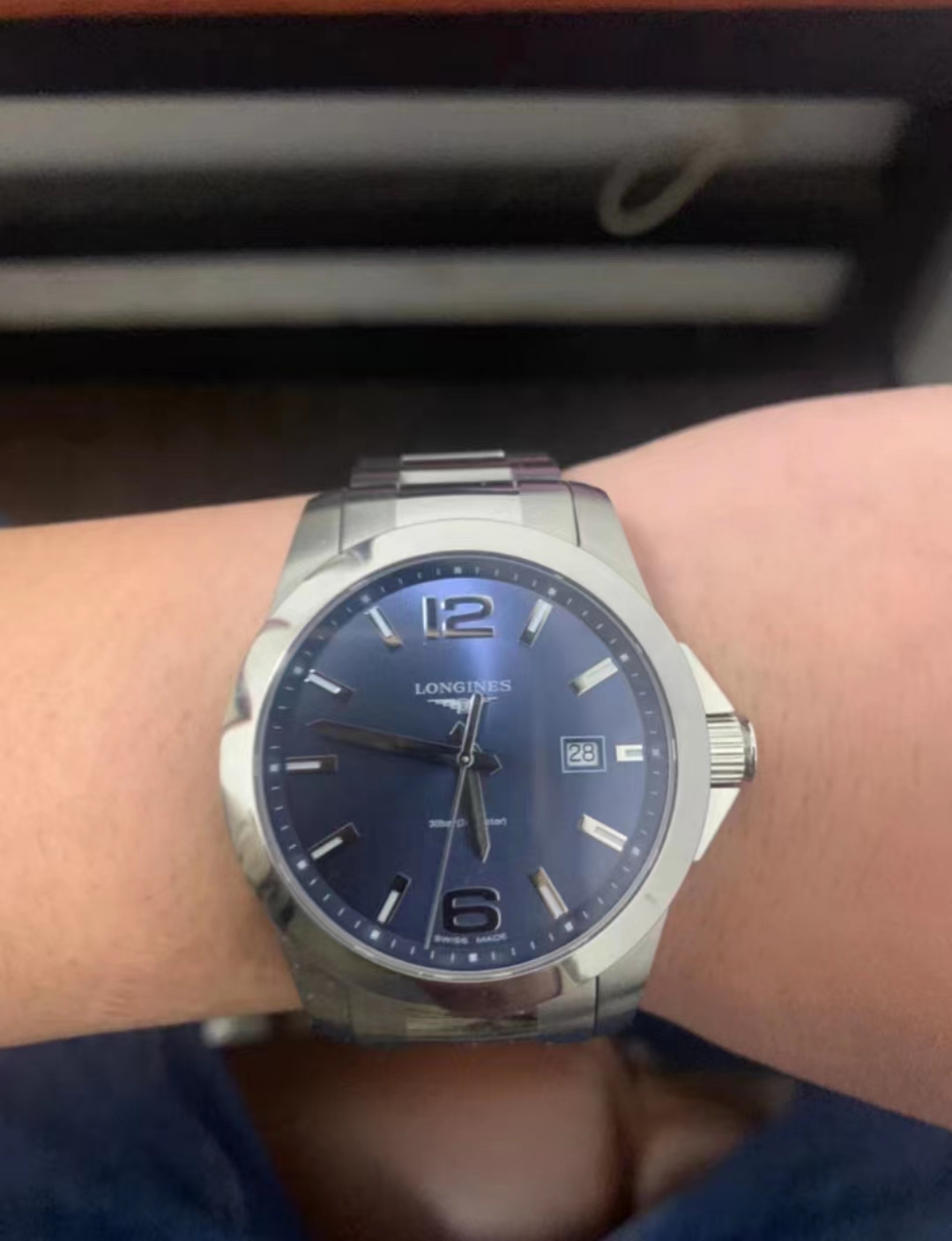 浪琴 康卡斯系列 41mm 石英表男士表分享