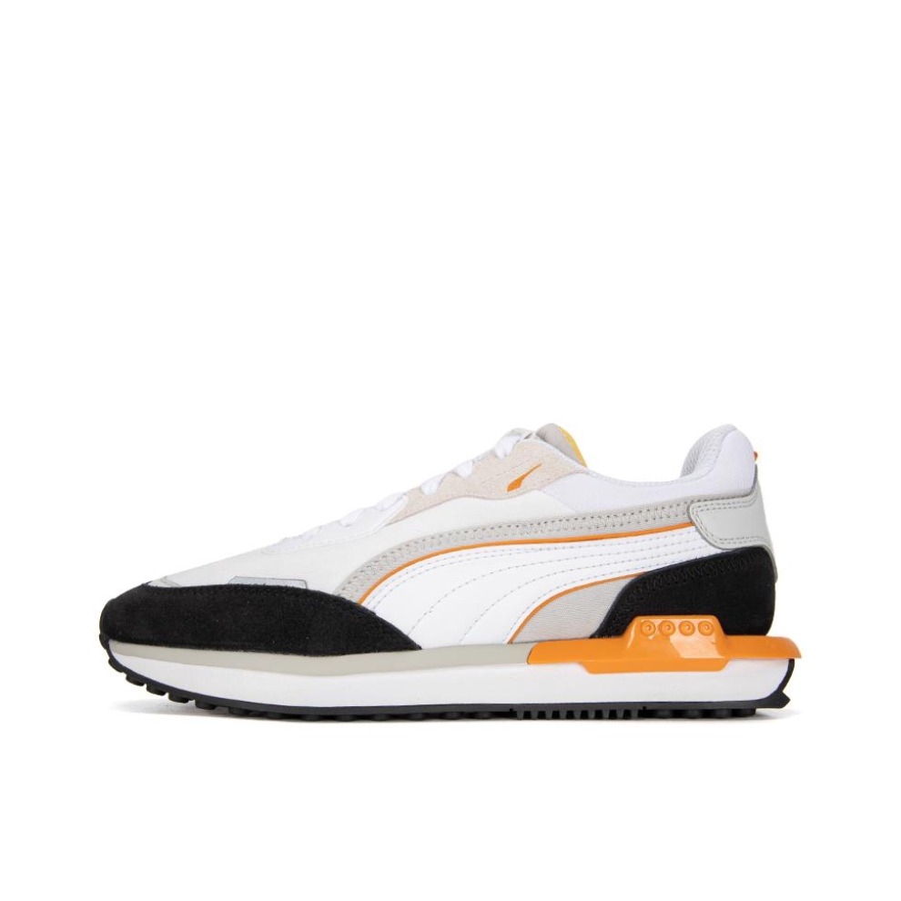 推荐商品：Puma/彪马 City Rider 运动休闲鞋 轻便透气防滑耐磨复古 黑色/白色/黄色
