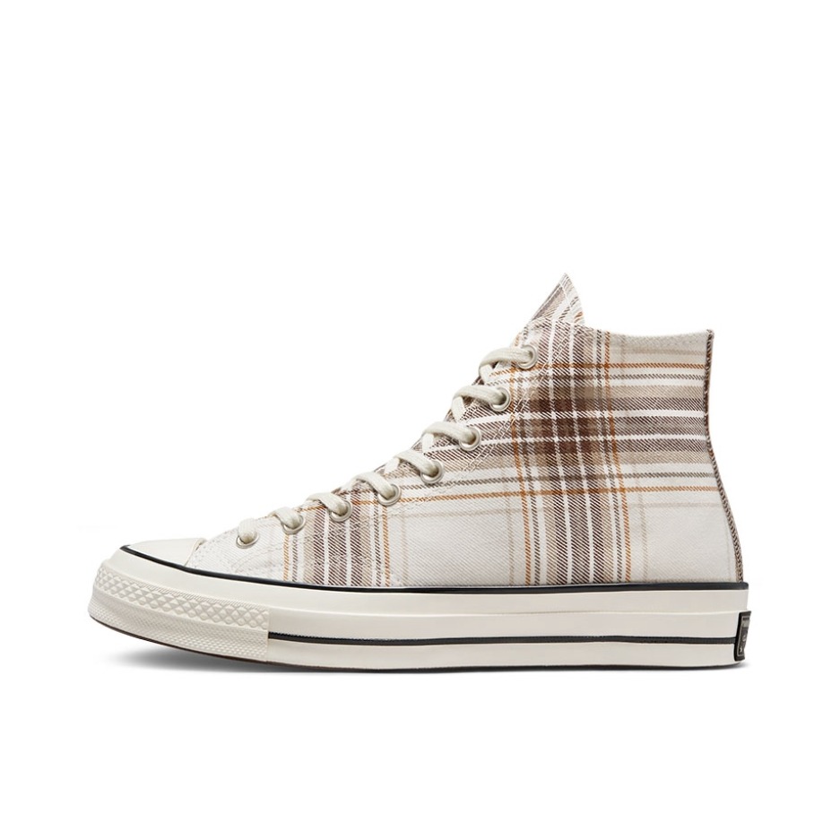 推荐商品：Converse/匡威 1970s 帆布鞋 圆头防滑经典复古轻便时尚拼接百搭 白棕/格子