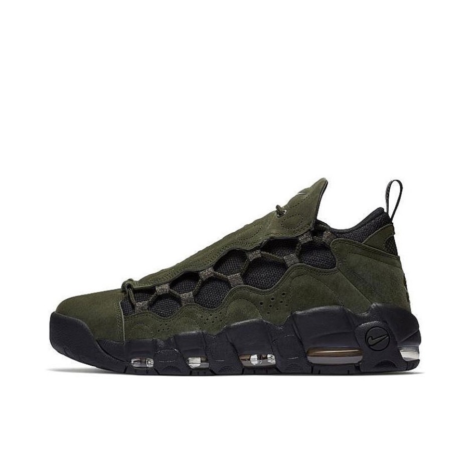 推荐商品：Nike Air More Money 运动休闲鞋 复古轻便透气防滑减震大气垫支撑实战 Currency Pack (USA) 军绿