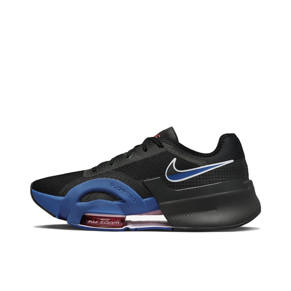 推荐商品：Nike Air Zoom SuperRep 3 减震 防滑 耐磨 综合 训练鞋 黑色/蓝色