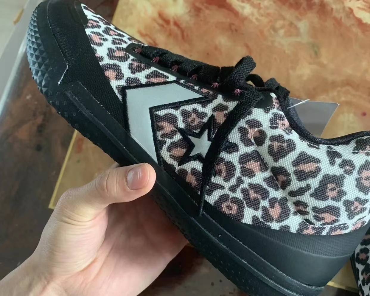 Converse All Star BB Evo豹纹