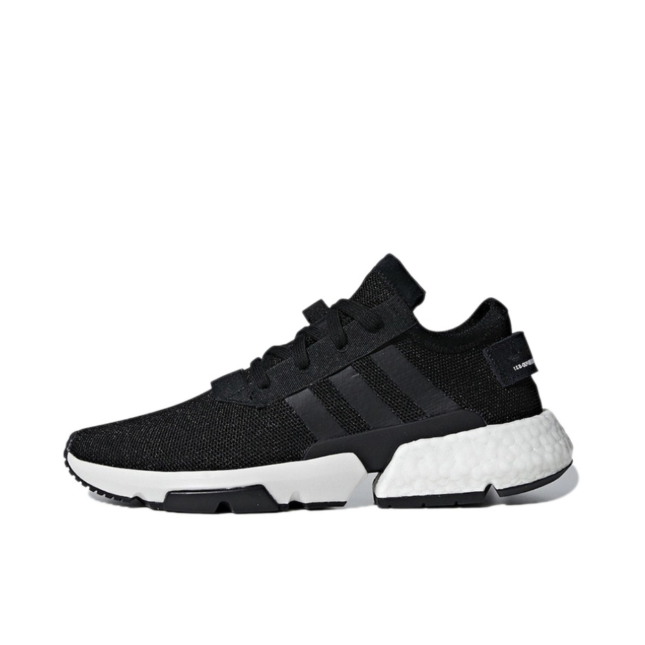 推荐商品：adidas Originals POD-S3.1 减震回弹 防滑耐磨 轻便透气 舒适 时尚 复古百搭 运动休闲鞋 Core Black Cloud White 黑白
