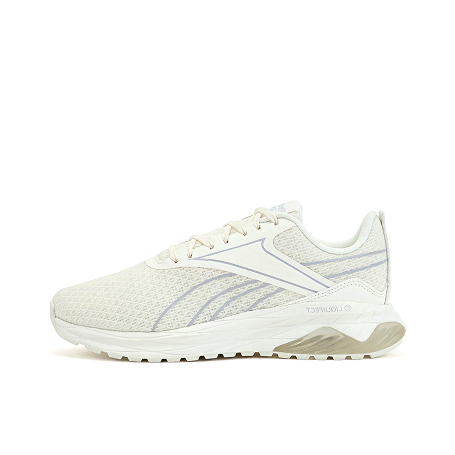 推荐商品：Reebok/锐步 Liquifect 180 2.0 运动休闲鞋 缓震耐磨轻便透气舒适百搭时尚合成革防滑 米白