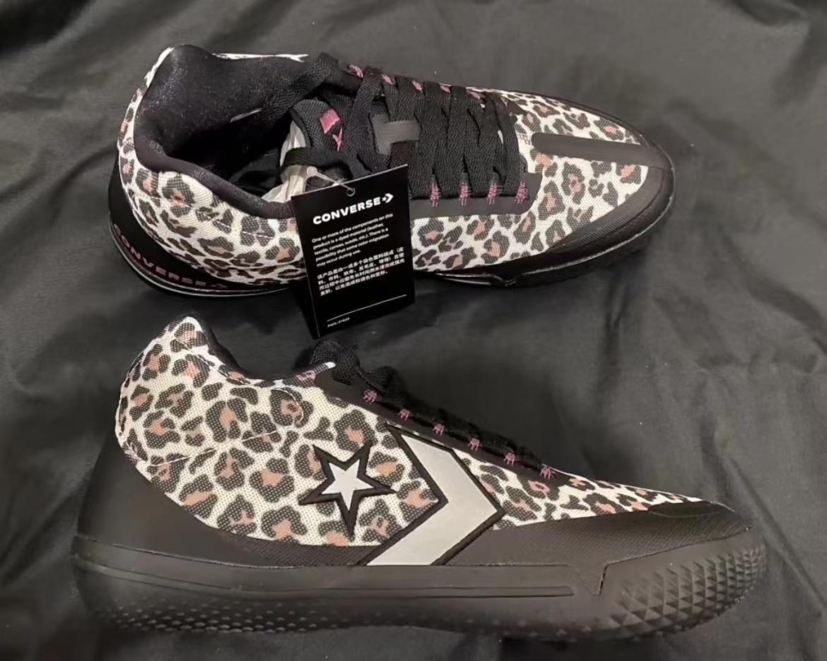 Converse All Star BB Evo豹纹款滴