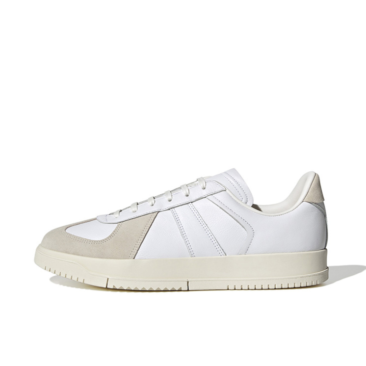 推荐商品：adidas BW Premiere 防滑耐磨 包裹性 德训鞋 运动休闲鞋 白色/灰色