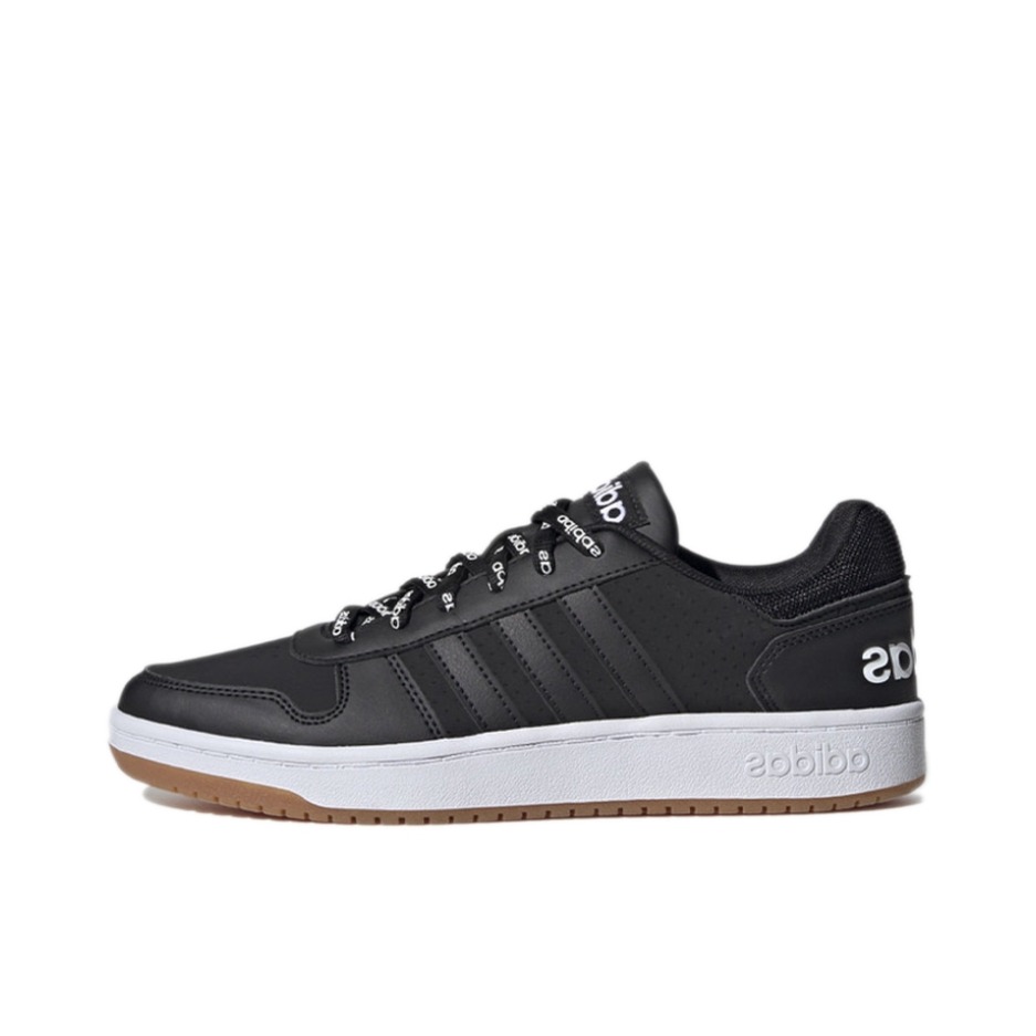 推荐商品：adidas Hoops 2.0 板鞋 简约百搭复古透气轻便舒适防滑耐磨圆头轻运动 棕色/白色/黑色