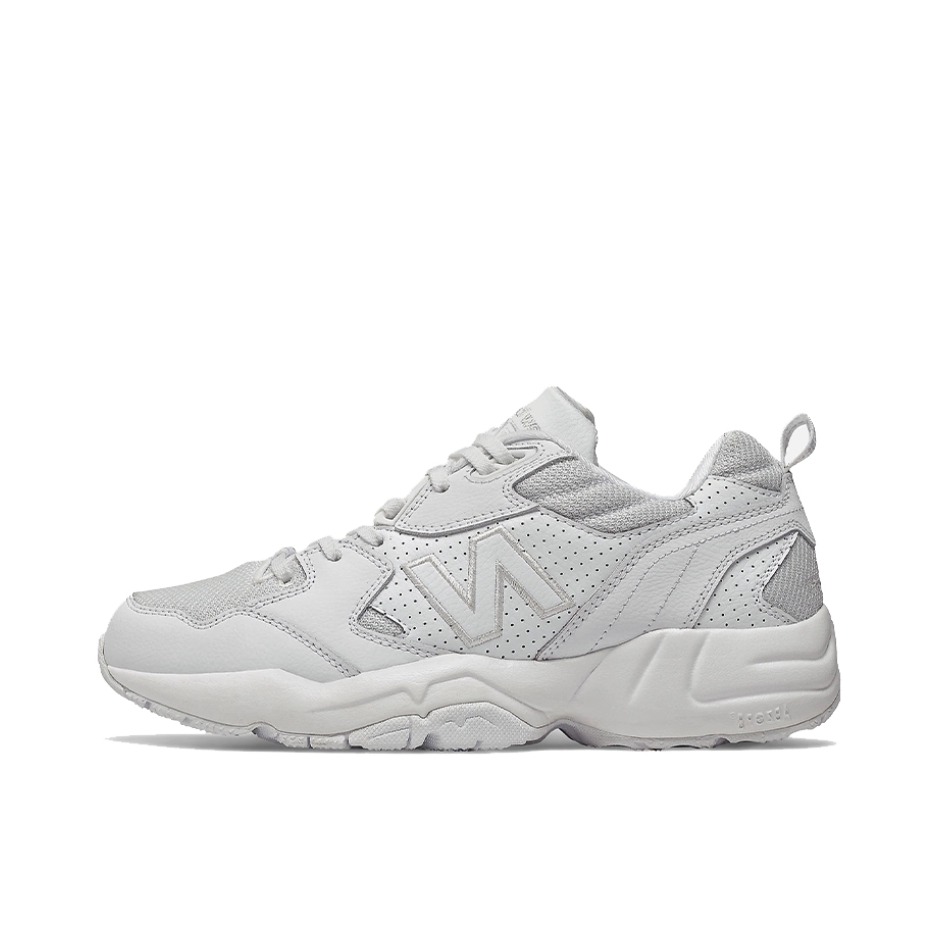 推荐商品：New Balance 708 减震耐磨 潮流复古 轻便透气 厚底 织物 合成革 运动 增高鞋 白色