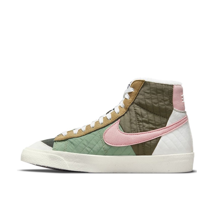 推荐商品：Nike Blazer 板鞋 经典复古防滑舒适百搭 加绒/粉色/绿色/棕色