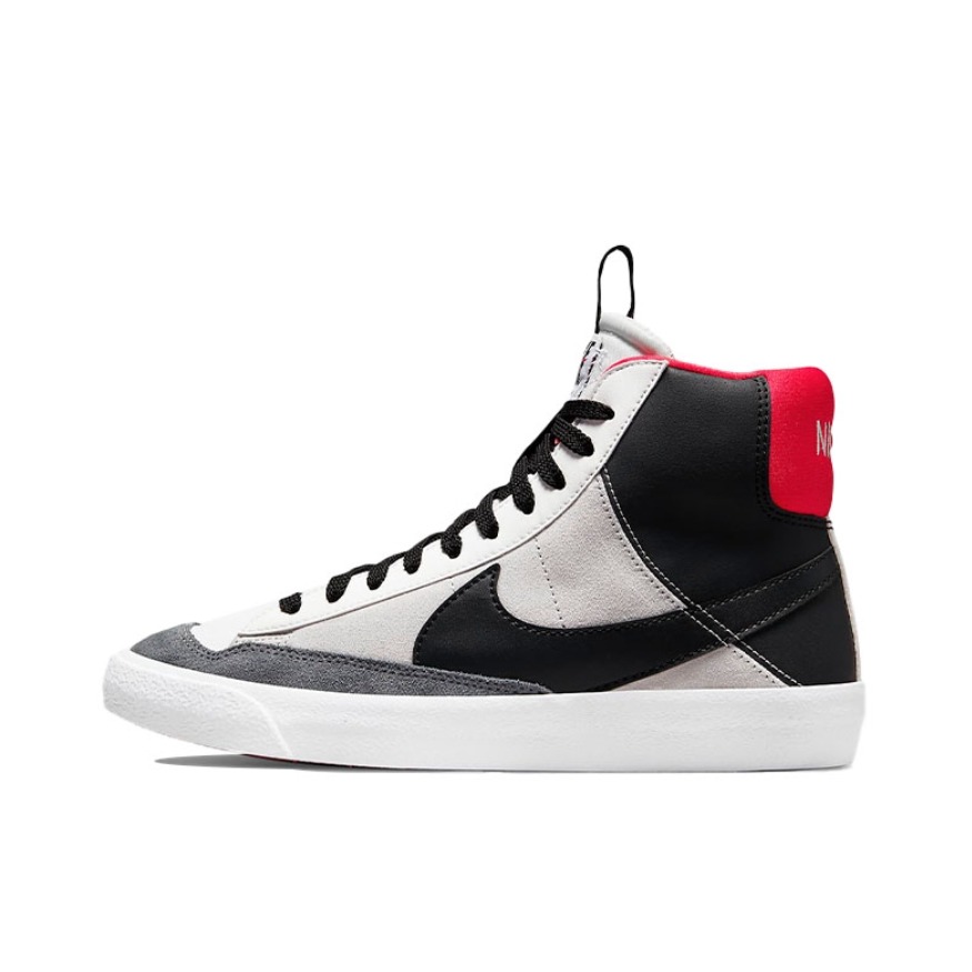 推荐商品：Nike Blazer 板鞋 经典复古防滑舒适百搭 GS/银色/黑色/红色