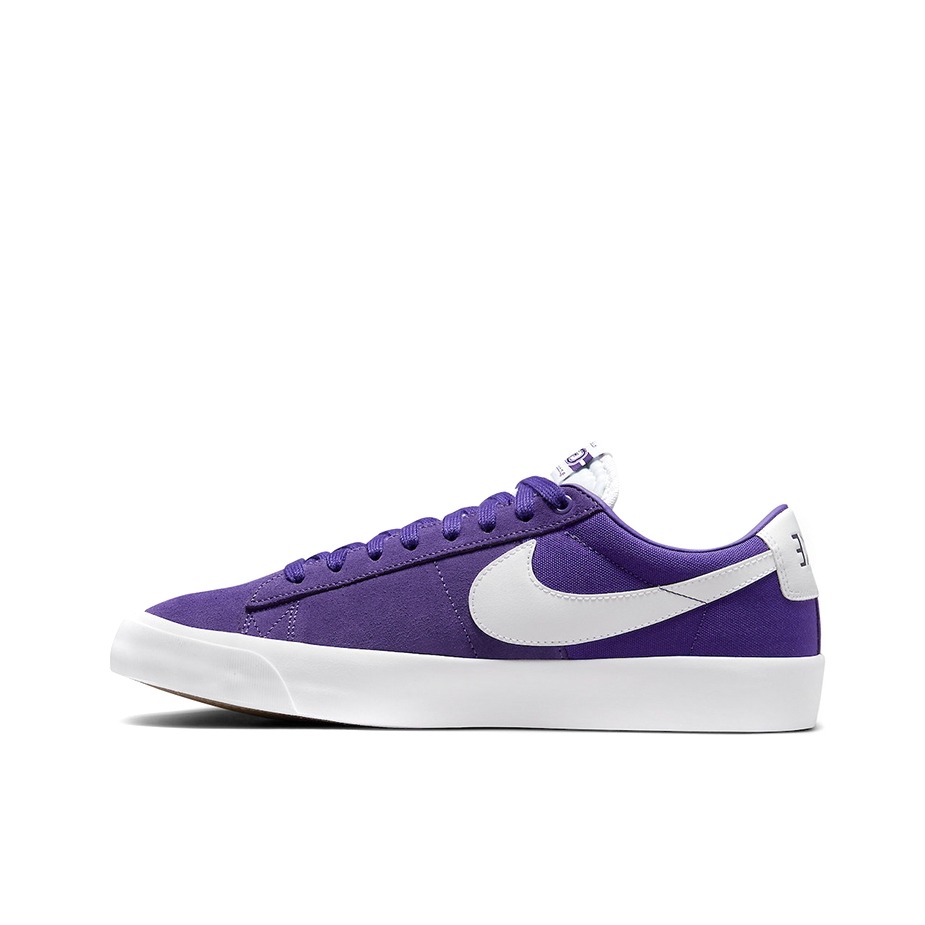 推荐商品：Nike Blazer 板鞋 经典复古防滑舒适百搭 低帮/校队紫/白色