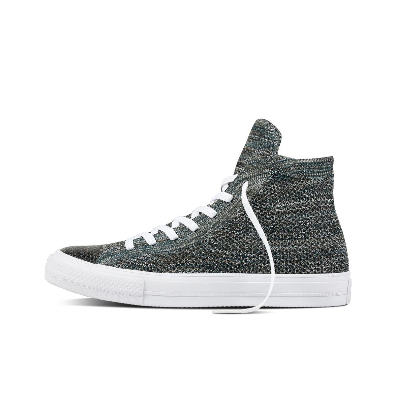 推荐商品：Converse/匡威 All Star Flyknit 舒适百搭 轻便透气 防滑耐磨 编织 运动休闲鞋 Atomic Teal 灰色