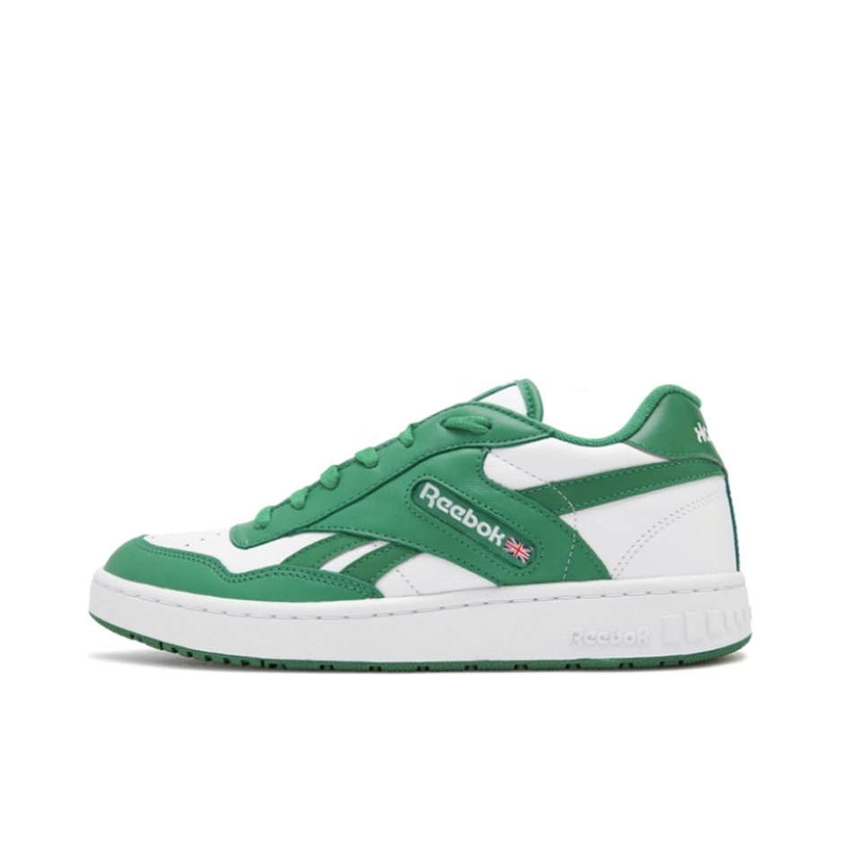 推荐商品：Reebok/锐步 BB4000 耐磨 潮流百搭 经典复古 减震防滑 防水 休闲 板鞋 绿色/白色