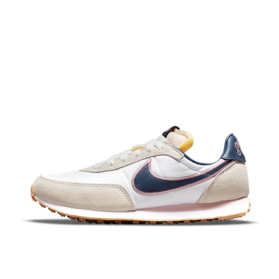 推荐商品：Nike Waffle Trainer 2 运动休闲鞋 耐磨时尚复古透气舒适 GS/杏色/蓝色/粉色
