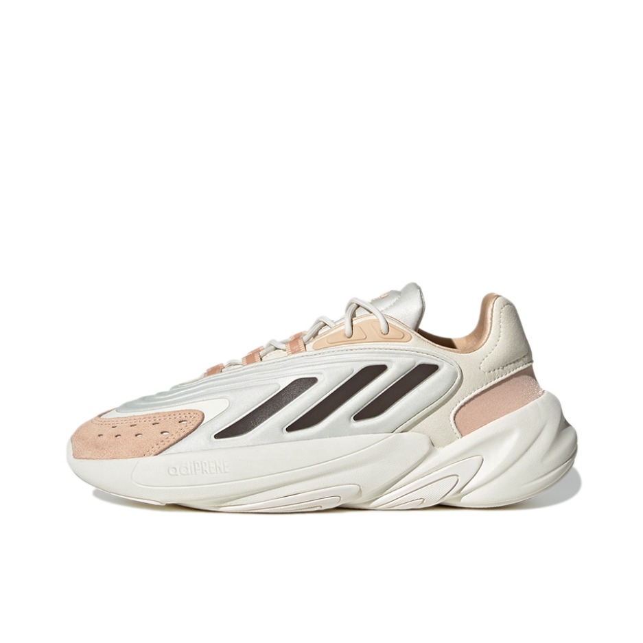 推荐商品：adidas Originals  Ozelia  缓震 复古经典 休闲透气 防滑耐磨  老爹鞋 白色/橘粉色/黑色