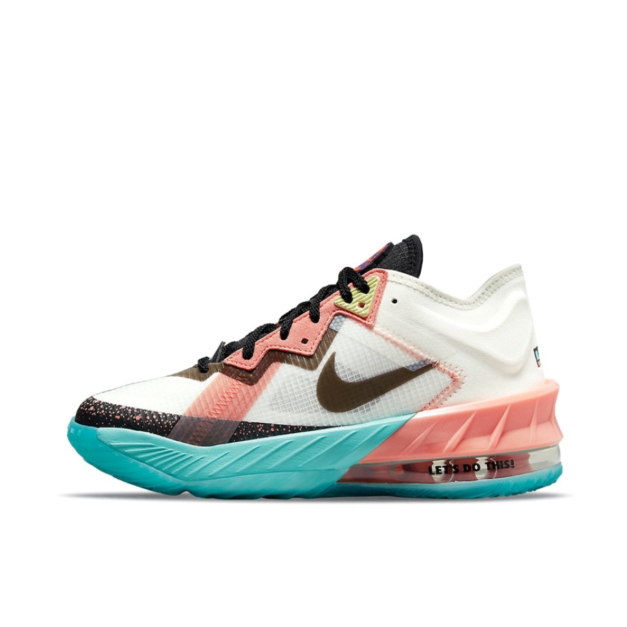 推荐商品：Nike Zoom LeBron 18 詹姆斯 篮球鞋 透气防滑耐磨实战支撑织物合成革 GS/Space Jam联名/白色/绿色/粉色
