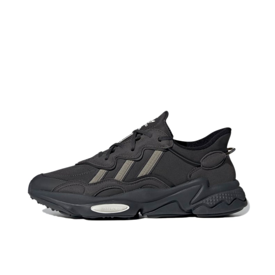 推荐商品：adidas Originals Ozweego 耐磨透气 百搭简约 舒适时尚 缓震 复古运动 网面 老爹鞋 深灰/黑色