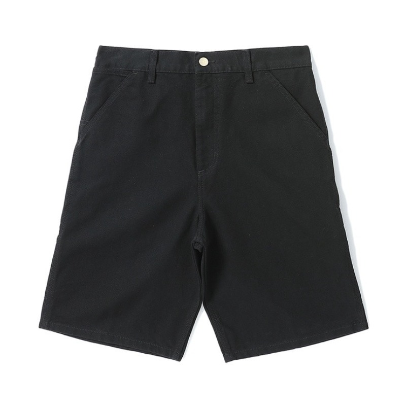 Carhartt/卡哈特 经典LOGO标签直筒多口袋水洗工装短裤