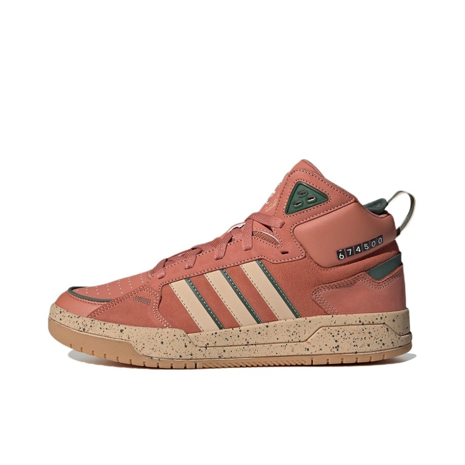 推荐商品：adidas Neo 100DB 板鞋 休闲舒适轻便复古透气耐磨防滑 红色/棕色
