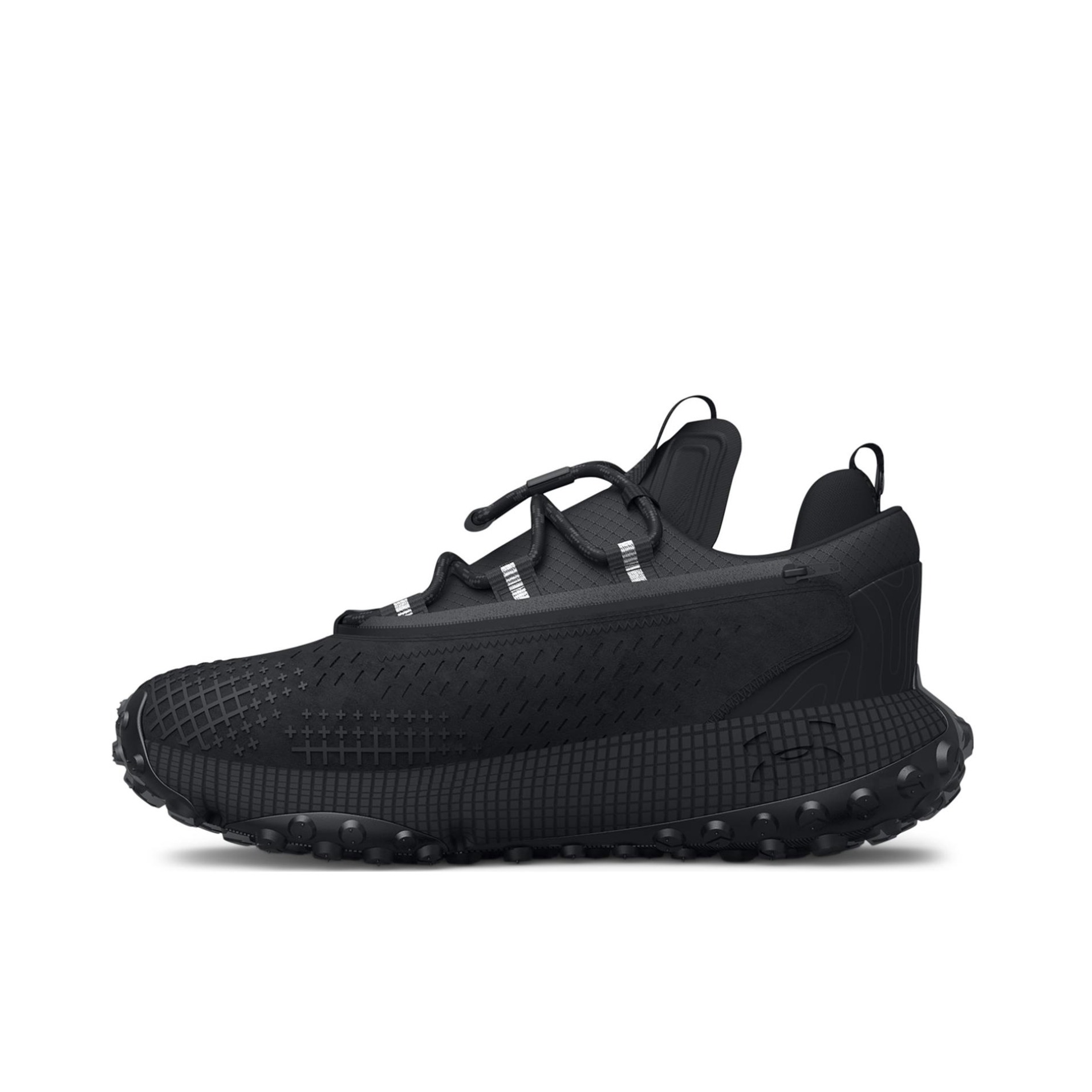推荐商品：Under Armour/安德玛 HOVR Summit Fat Tire 缓震耐磨 舒适透气 厚胎 牛皮革 健身训练 回弹 织物 运动休闲鞋 黑色