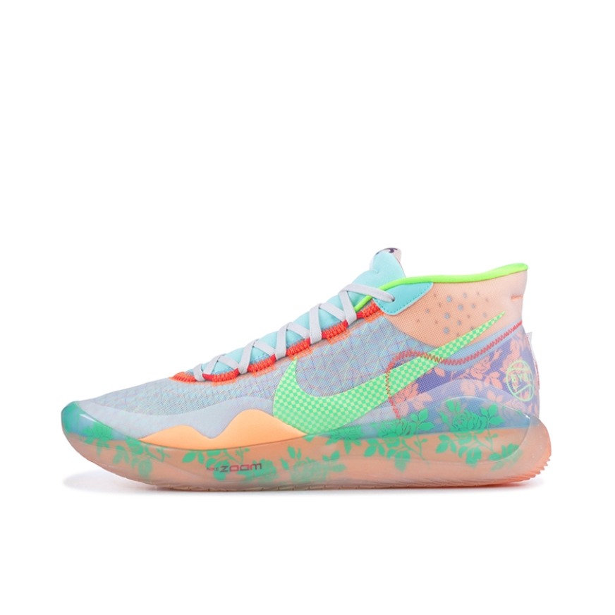 推荐商品：Nike Zoom KD 12 杜兰特 篮球鞋 减震回弹防滑耐磨轻便圆头时尚百搭实战 EYBL EYBL/多彩