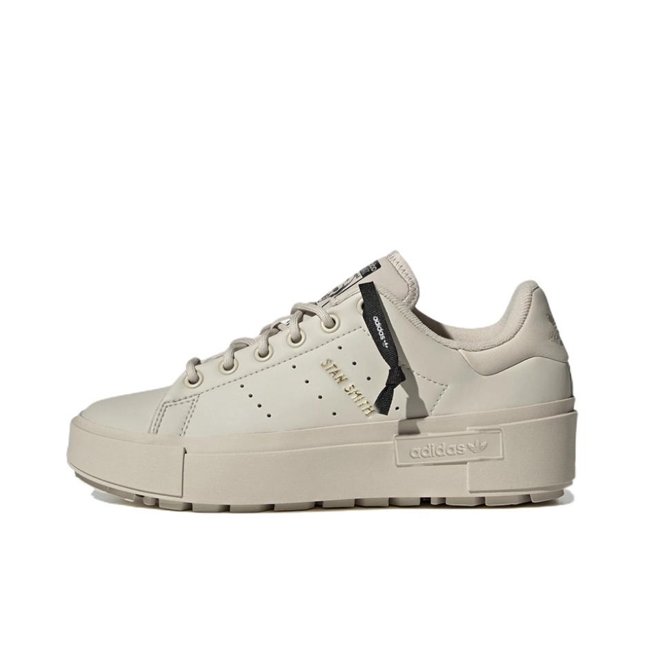 推荐商品：adidas originals Stan Smith Bonega 厚底增高 防滑耐磨 运动休闲鞋 米色