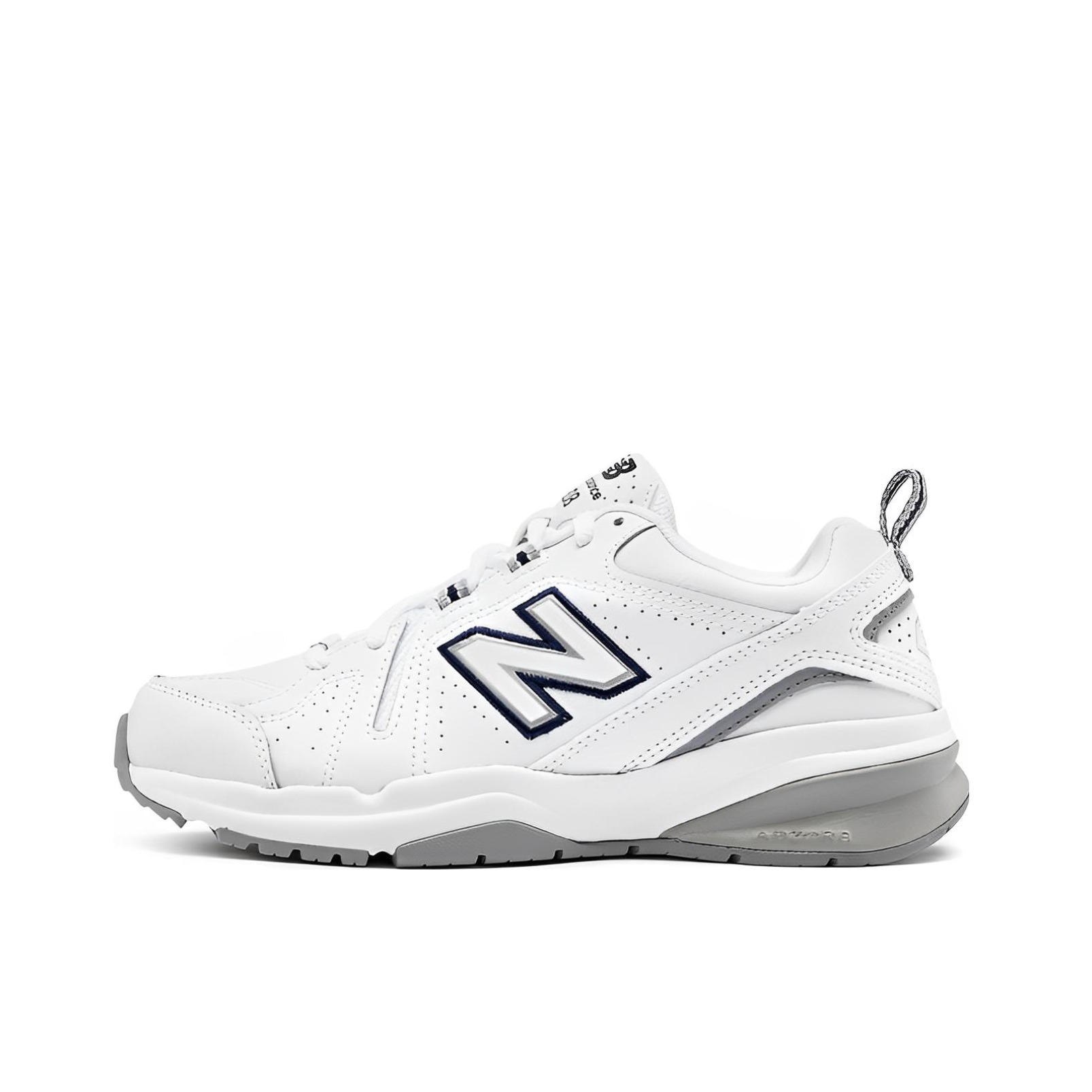 推荐商品：New Balance 608 潮流 透气 耐磨 运动休闲鞋 女款/白色/灰色